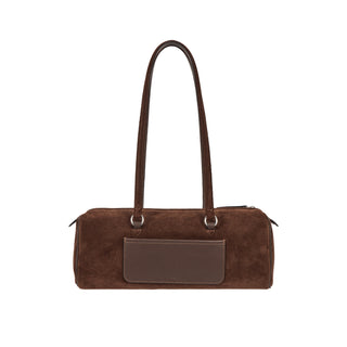 Perfec Pillow Suede Shoulder M Choco Brown