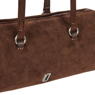 Perfec Pillow Suede Shoulder M Choco Brown