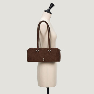 Perfec Pillow Suede Shoulder M Choco Brown