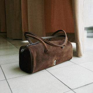 Perfec Pillow Suede Shoulder M Choco Brown