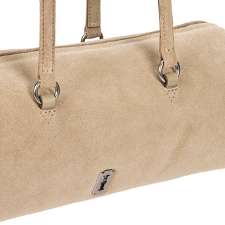 Perfec Pillow Suede Shoulder M Peanut Beige