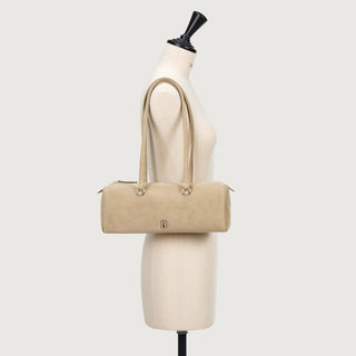 Perfec Pillow Suede Shoulder M Peanut Beige