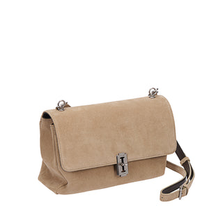 Baguette Suede Shoulder S Soul Beige