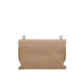 Baguette Suede Shoulder S Soul Beige