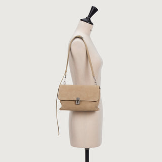 Baguette Suede Shoulder S Soul Beige