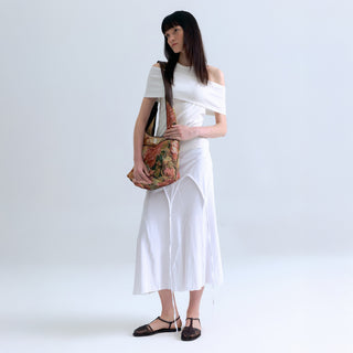 Perfec Bunny Long Jacquard Shoulder L Floral