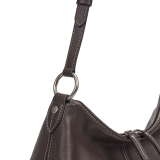 Halfmoon Attache Shoulder S Dark Brown