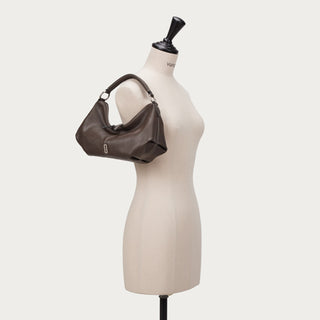 Halfmoon Attache Shoulder S Dark Brown