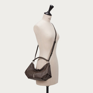 Halfmoon Attache Shoulder S Dark Brown