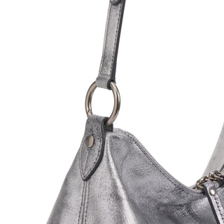 Halfmoon Attache Shoulder S Vintage Silver