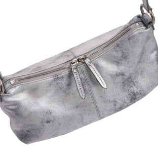 Halfmoon Attache Shoulder S Vintage Silver