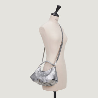 Halfmoon Attache Shoulder S Vintage Silver