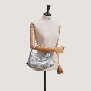Halfmoon Attache Shoulder S Vintage Silver