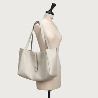Perfec Grab Shopper L Light Beige