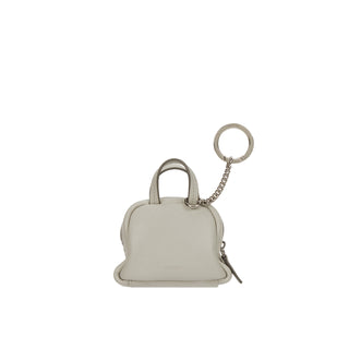 Toque Tote Mini Pouch Charm Light Beige