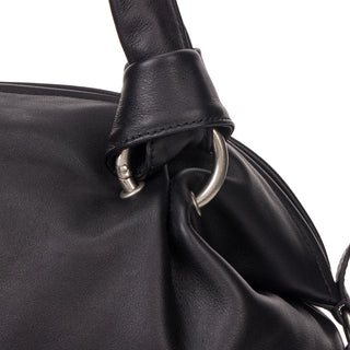 Halfmoon Attache Tote M Black