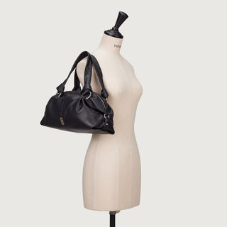 Halfmoon Attache Tote M Black