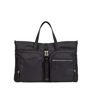 Hey Double Pocket Tote M Black