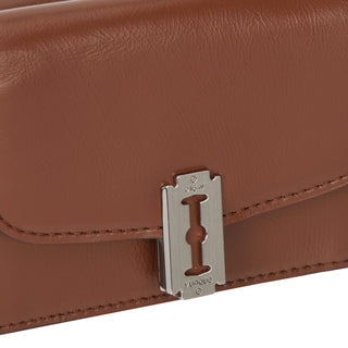 Occam Lune Folded Half Wallet Camel