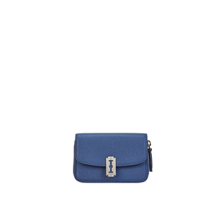 Occam Block Zipper Card Wallet Hola Navy