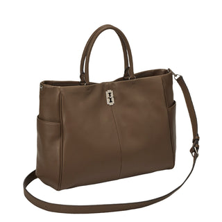 Perfec Just Watch Tote L Burn Brown