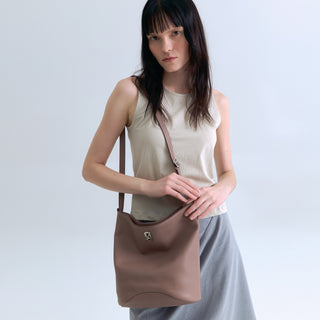 Perfec Baggy Hobo S Latte Pink