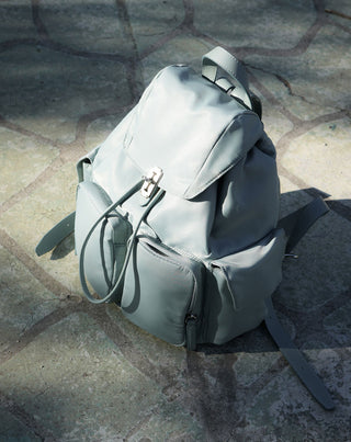 Hey Double Pocket Backpack M Reef Grey