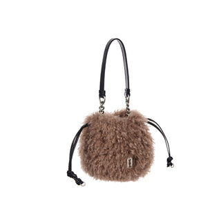 Fuzzy Pouch Taupe