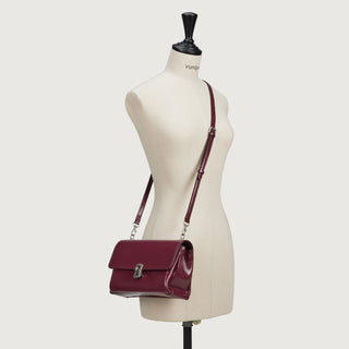 Baguette Shoulder S Evening Burgundy