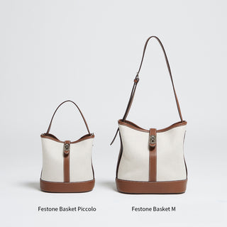 Festone Basket Piccolo Brown