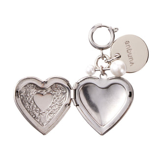 Heart Memory Charm Piccolo Silver