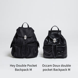 [予約販売/12月下旬入荷] Hey Double Pocket Backpack M Palette Beige