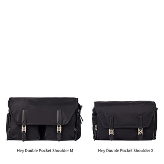 Hey Double Pocket Shoulder S Black