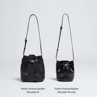 Perfec Fortune Basket Shoulder M Black