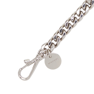 Metal Chain Handle Strap Silver