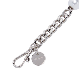 Pearl Metal Chain Handle Strap