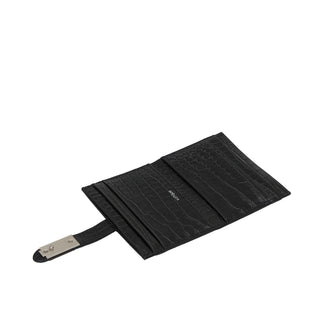 Magpie Card wallet Croco Black