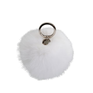 Big Pompom Bullet Chain White