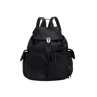 Hey Double Pocket Backpack M Black