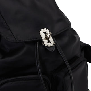 Hey Double Pocket Backpack M Black