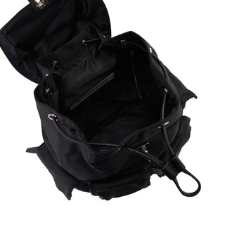 Hey Double Pocket Backpack M Black