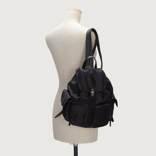 Hey Double Pocket Backpack M Black