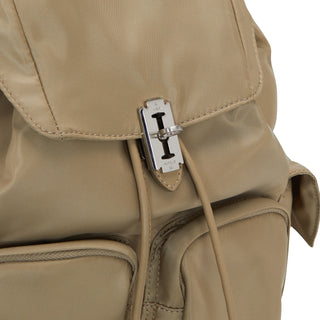 Hey Double Pocket Backpack M Beige