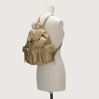 Hey Double Pocket Backpack M Beige