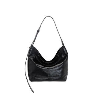 Perfec Button Up Soft Hobo S Black