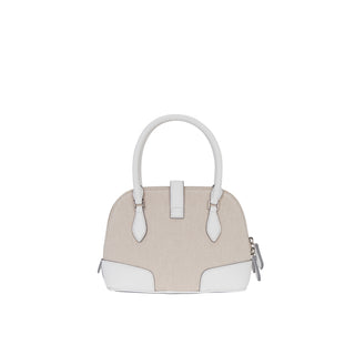 Festone Round Tote S White