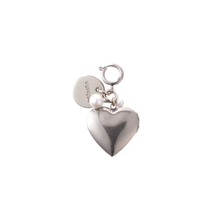 Heart Memory Charm Piccolo Silver