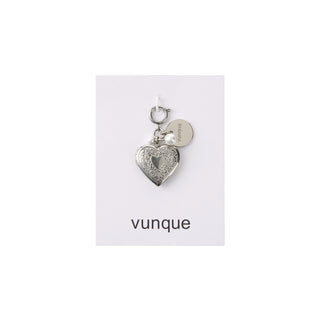 Heart Memory Charm Piccolo Silver