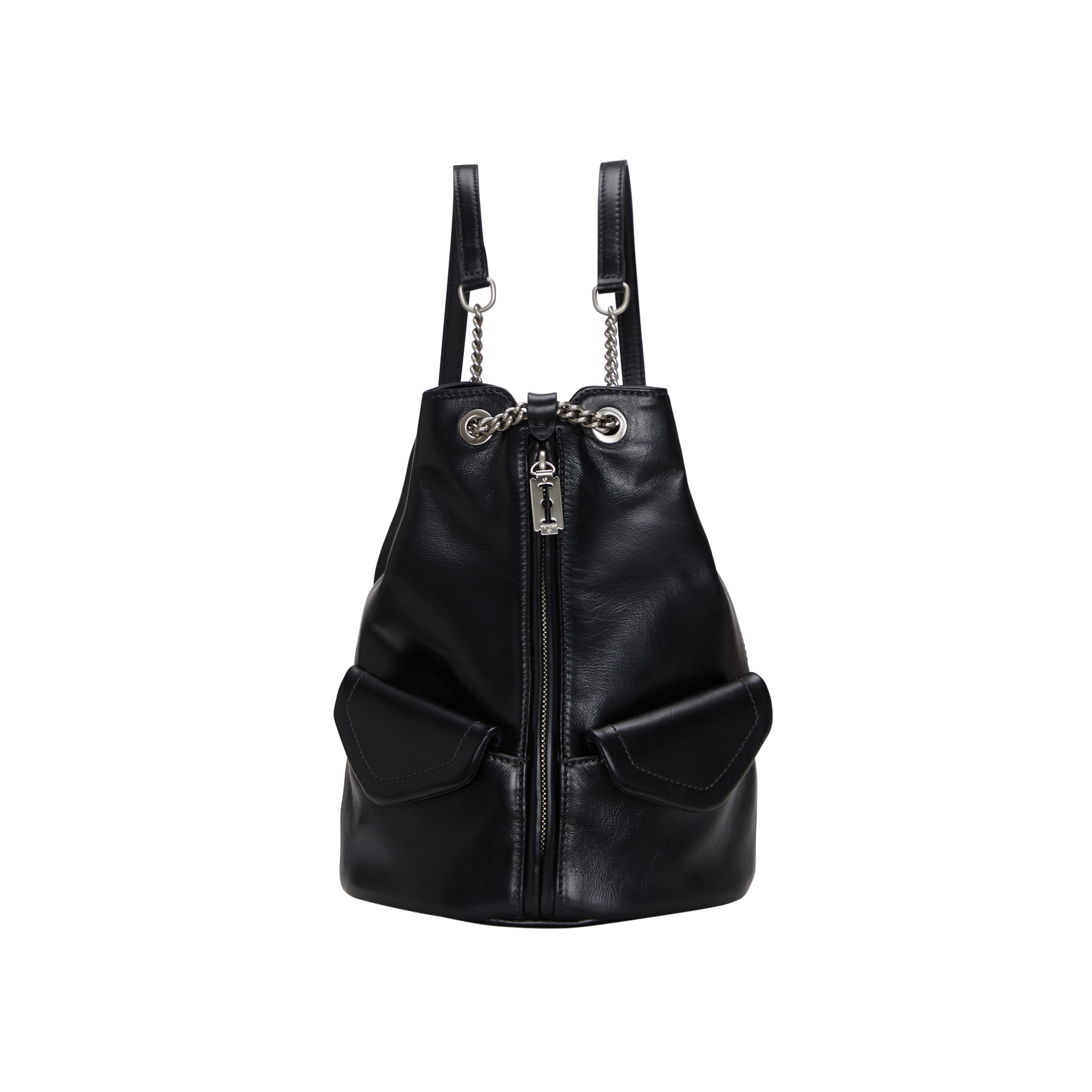 VUNQUE | 正規品/関税送料込み Occam Doux Double Pocket Chain Occam Doux Double Pocket Chain Backpack M Black – vunque