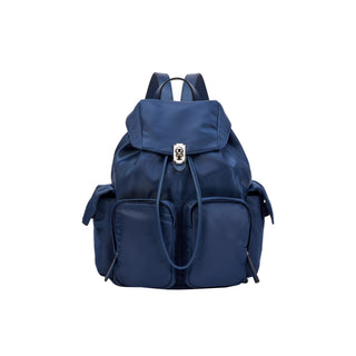 Hey Double Pocket Backpack M Navy